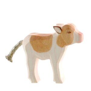 NWT Ostheimer Wooden Toys Brown Calf